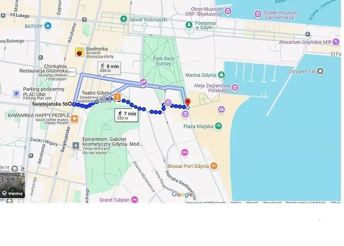 Centrum Marine 5 Min Od Morza Apartman